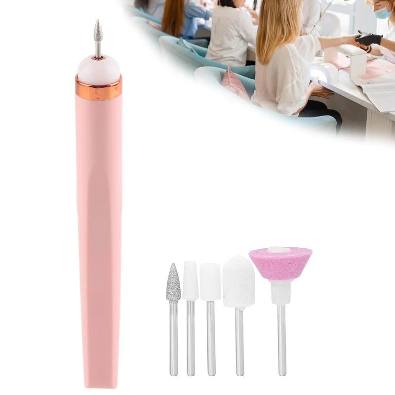 Rechargeable Electric Nail Care Kit – 6-in-1 Manicure & Pedicure