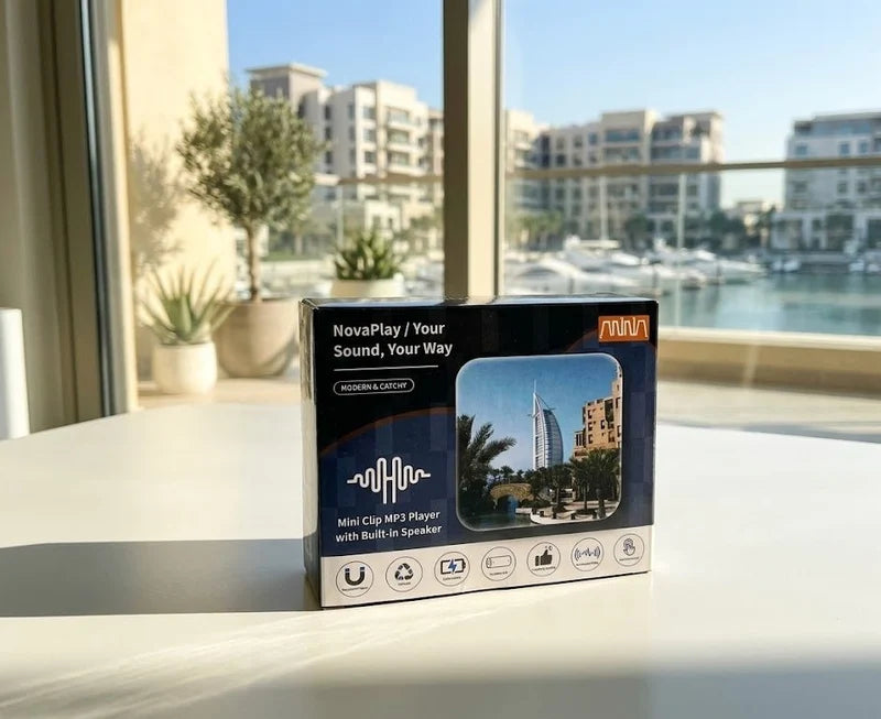 Mini Clip MP3 Player with Built-in Speaker