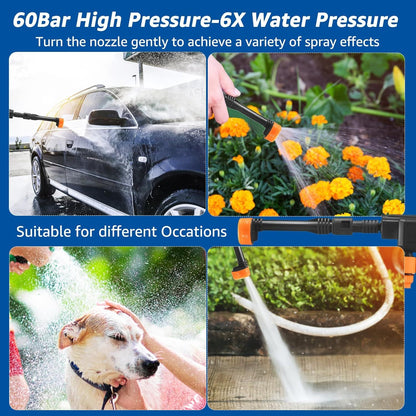 21V Cordless High-Pressure Water Cleaning Gun