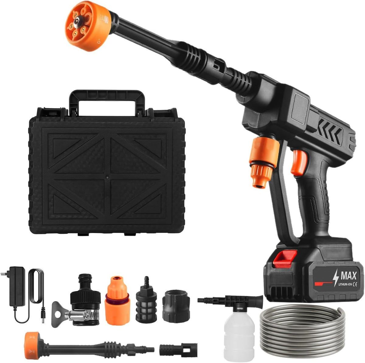 21V Cordless High-Pressure Water Cleaning Gun