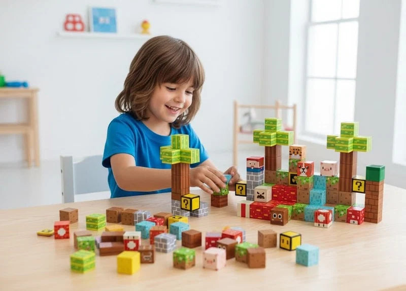 Magnetic Block Building Set
