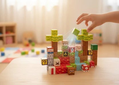 Magnetic Block Building Set