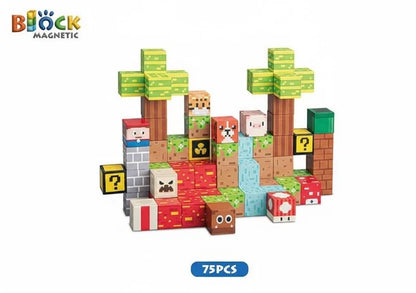 Magnetic Block Building Set