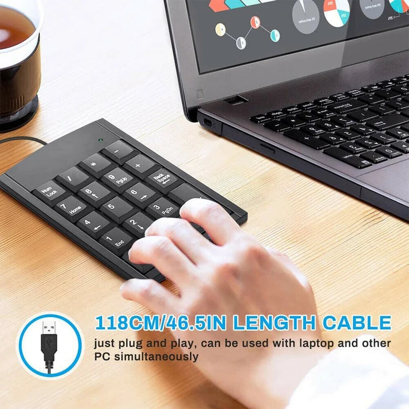 Mini USB Numeric Keypad