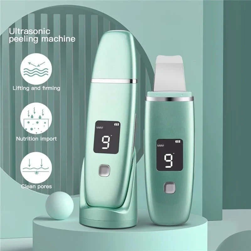 Ultrasonic Vibration Blackhead Remover Deep Cleansing Face Scrubber Pore Cleaner Lifting Machine