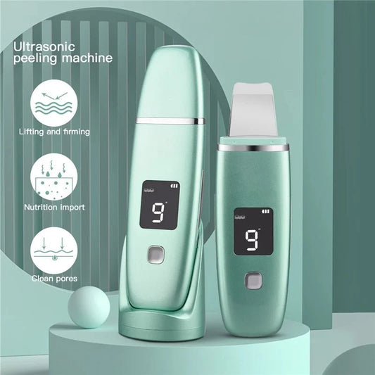 Ultrasonic Vibration Blackhead Remover Deep Cleansing Face Scrubber Pore Cleaner Lifting Machine