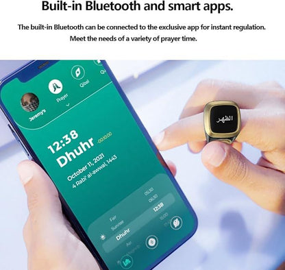 Smart Zikr Ring – Tasbeeh Counter & Prayer Reminders